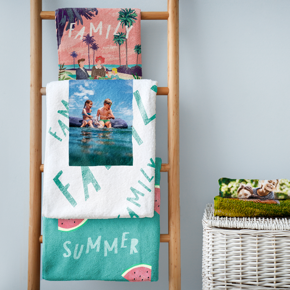 Full-print towels